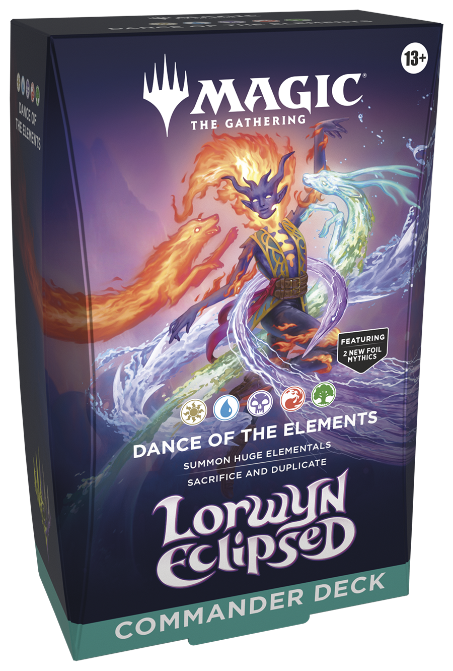 MTGECL_EN_OtrBx_Cmndr_01_01_05ab94cb-8e0d-461e-85ff-bb7bf04f23f2 Magic: The Gathering - Lorwyn Eclipsed - Commander Deck - Dance of the Elements - Image 1